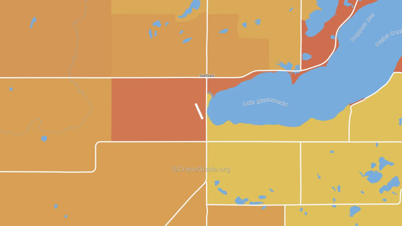 56381, MN Map of Theft Rates