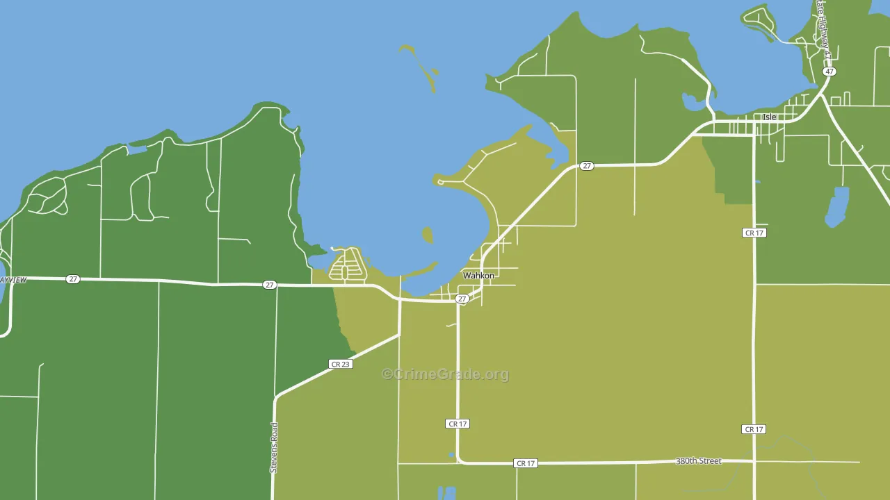 56386, MN Map of Theft Rates