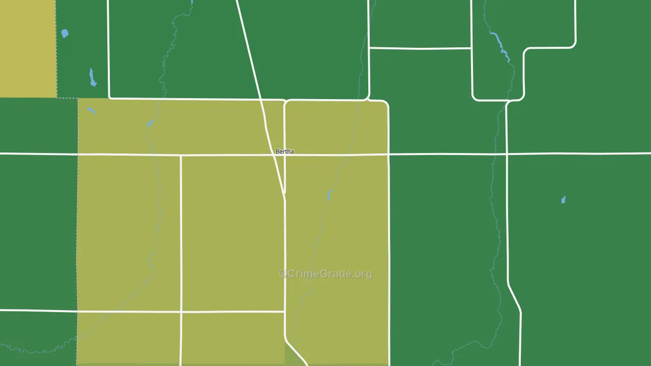 56437, MN Map of Theft Rates