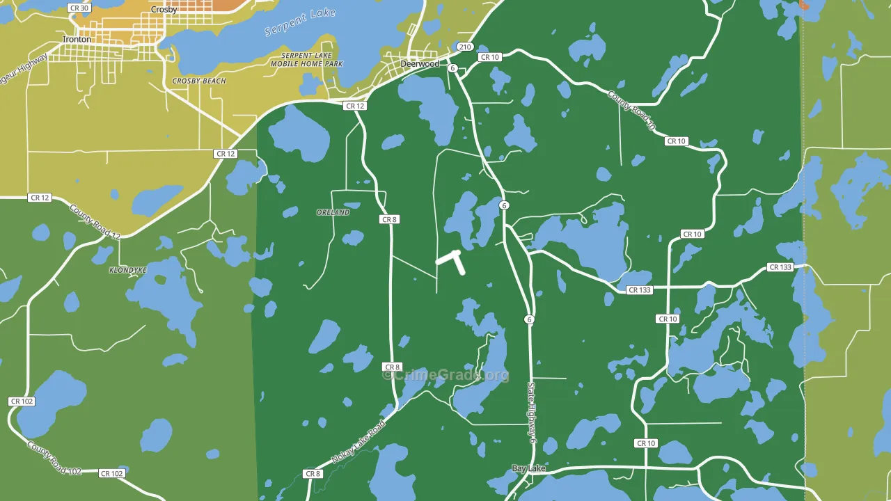 56444, MN Map of Theft Rates