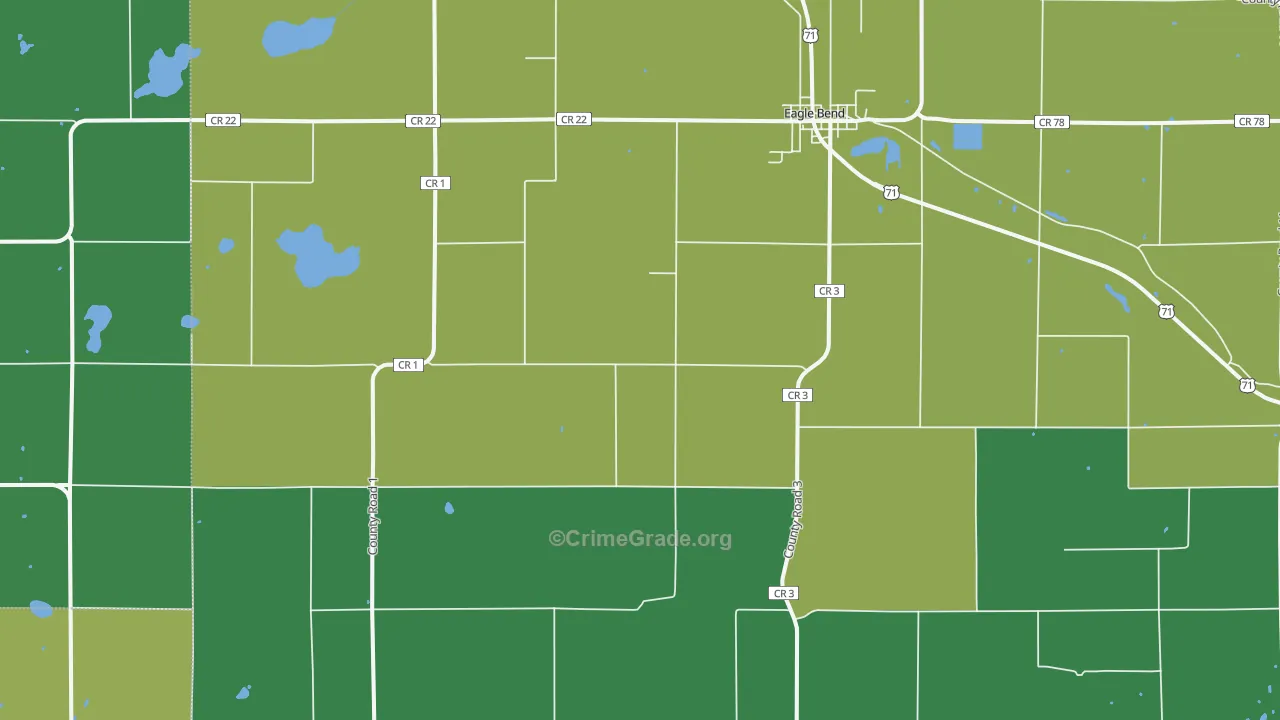 56446, MN Map of Theft Rates