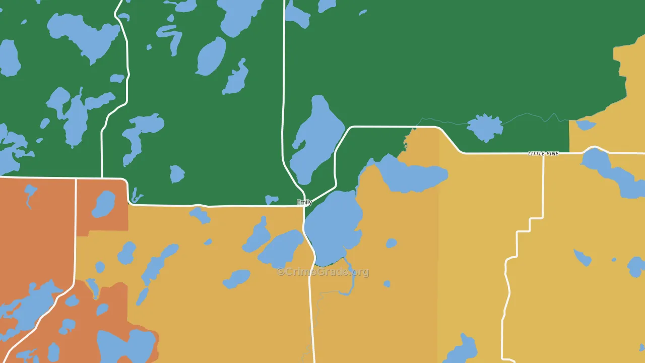 56447, MN Map of Theft Rates