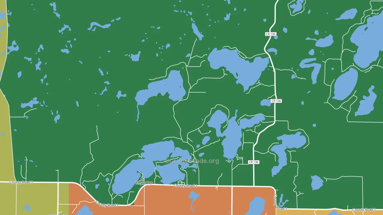 56448, MN Map of Theft Rates