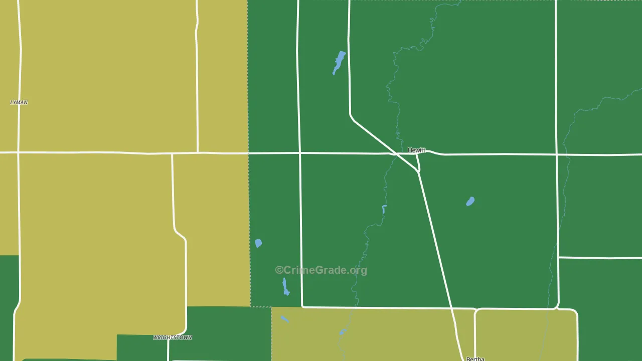 56453, MN Map of Theft Rates