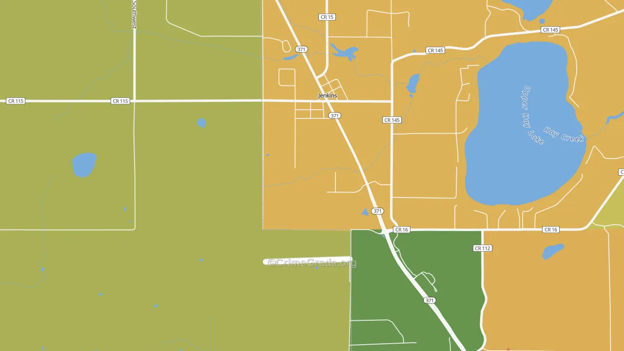56456, MN Map of Theft Rates