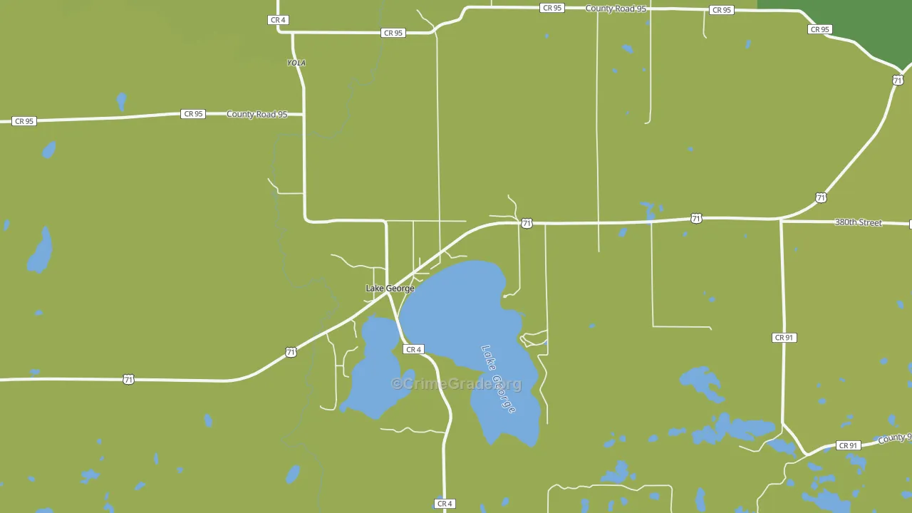 56458, MN Map of Theft Rates