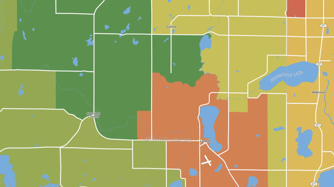 56461, MN Map of Theft Rates