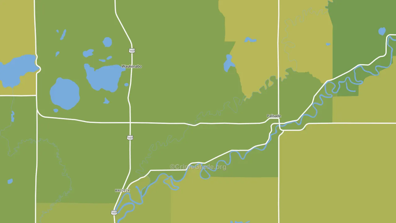 56469, MN Map of Theft Rates