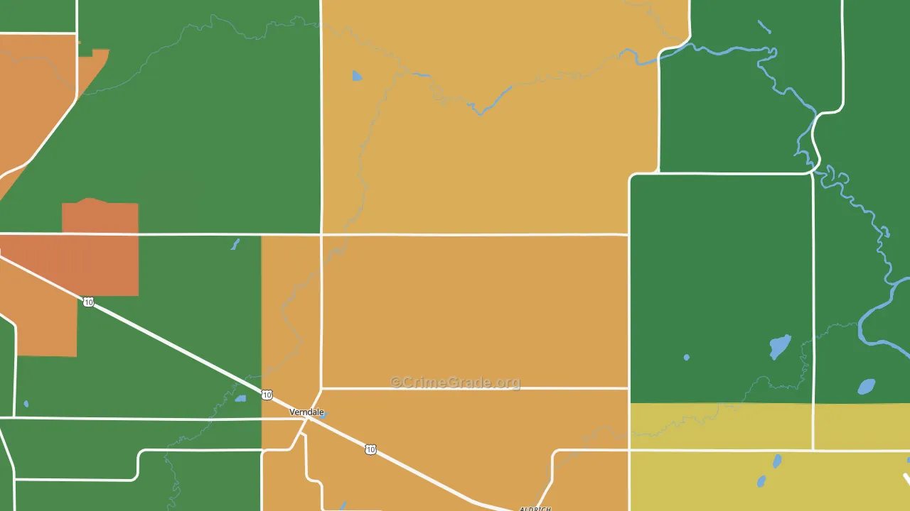 56481, MN Map of Theft Rates