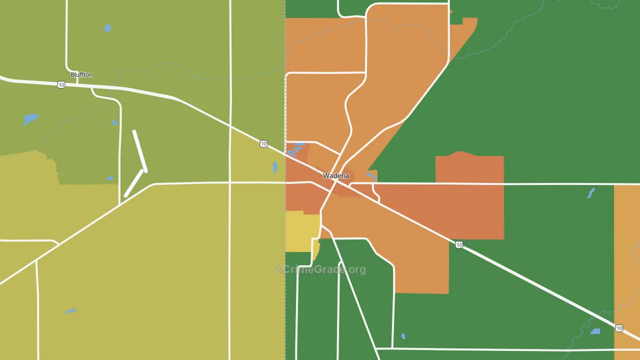 56482, MN Map of Theft Rates