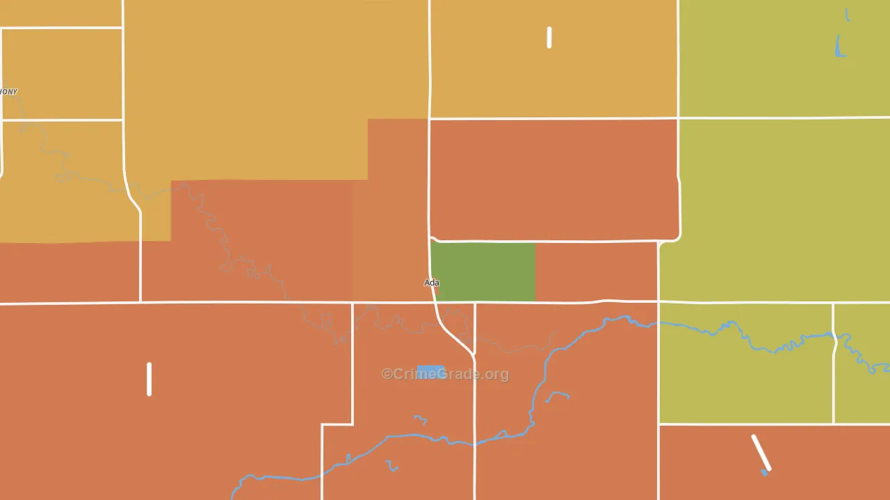 56510, MN Map of Theft Rates