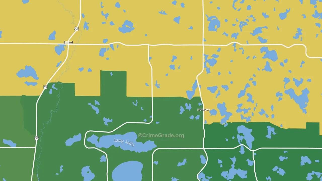 56534, MN Map of Theft Rates
