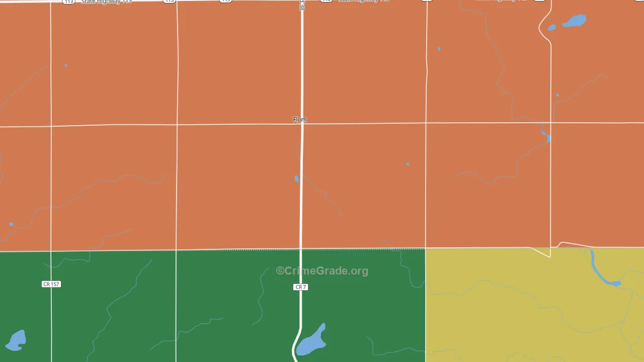 56541, MN Map of Theft Rates