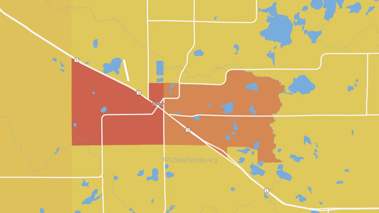 56542, MN Map of Theft Rates