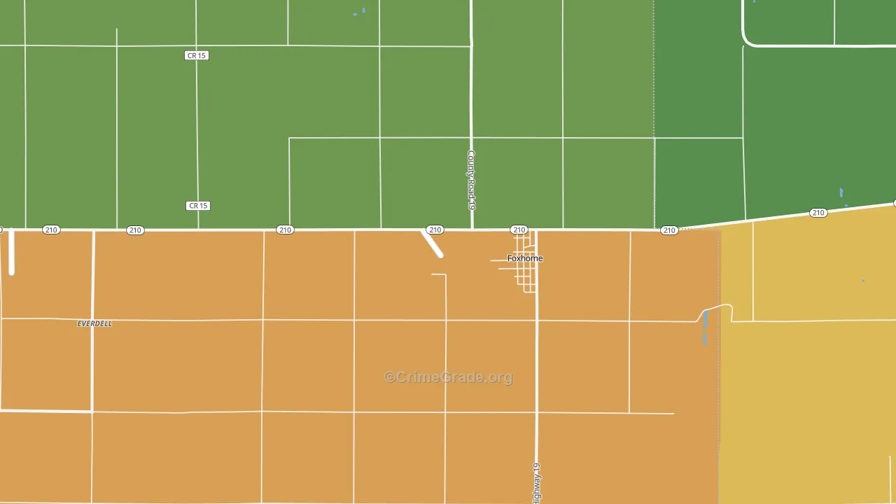 56543, MN Map of Theft Rates