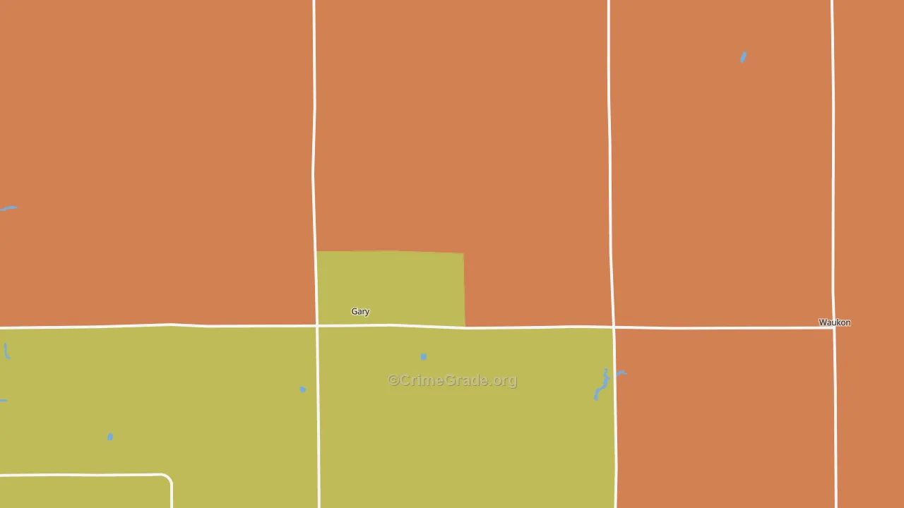 56545, MN Map of Theft Rates