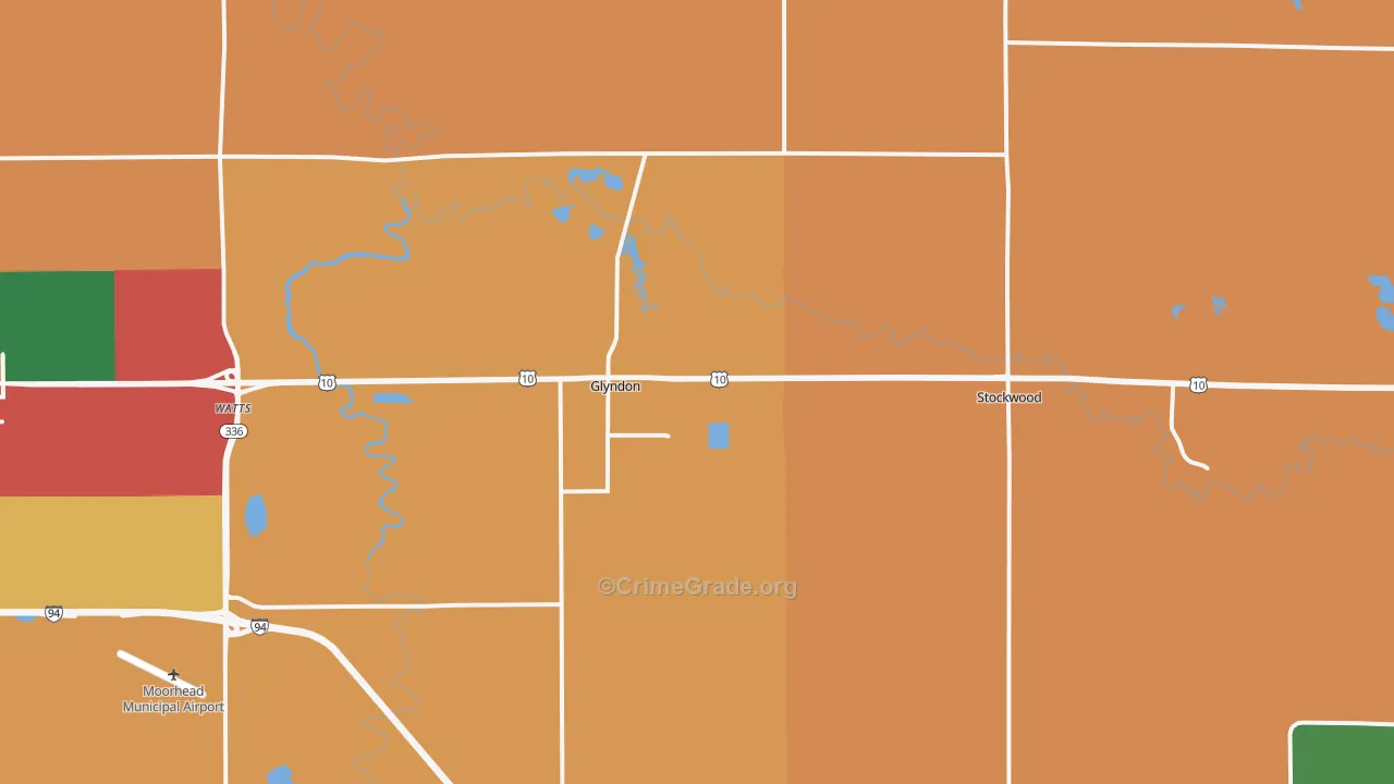 56547, MN Map of Theft Rates