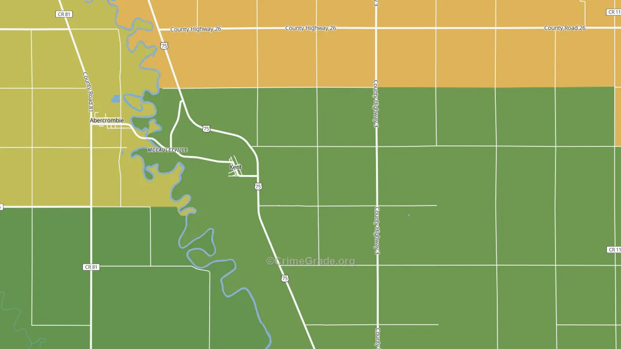 56553, MN Map of Theft Rates