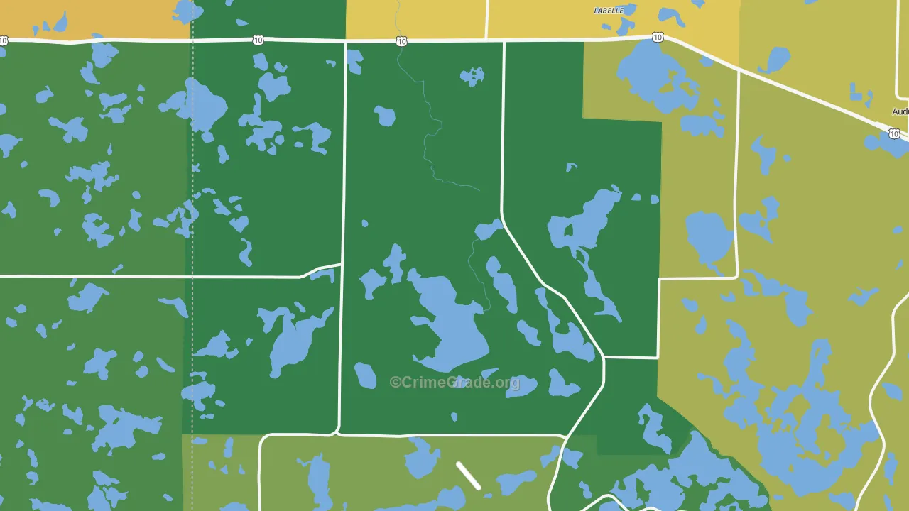 56554, MN Map of Theft Rates