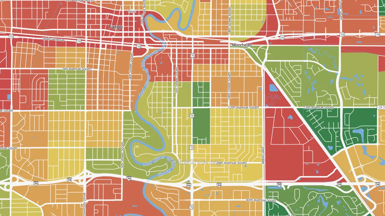 56562, MN Map of Theft Rates