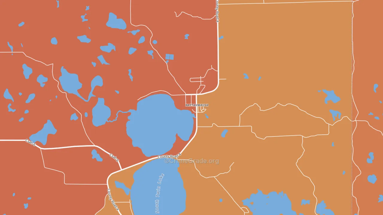 56566, MN Map of Theft Rates