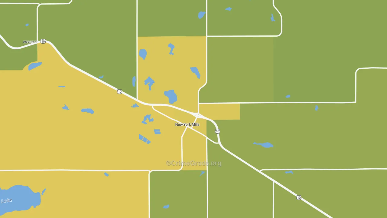 56567, MN Map of Theft Rates
