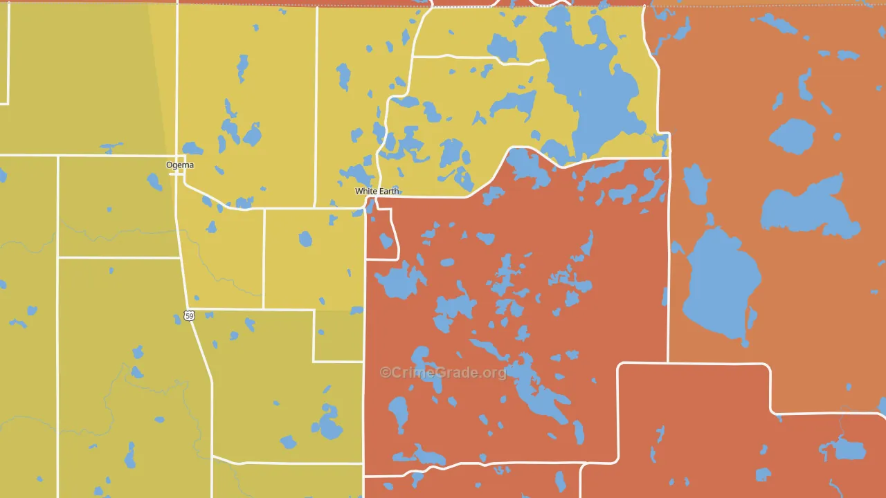 56569, MN Map of Theft Rates
