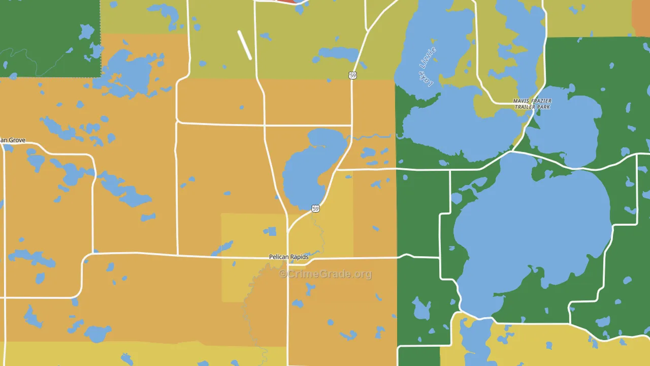 56572, MN Map of Theft Rates