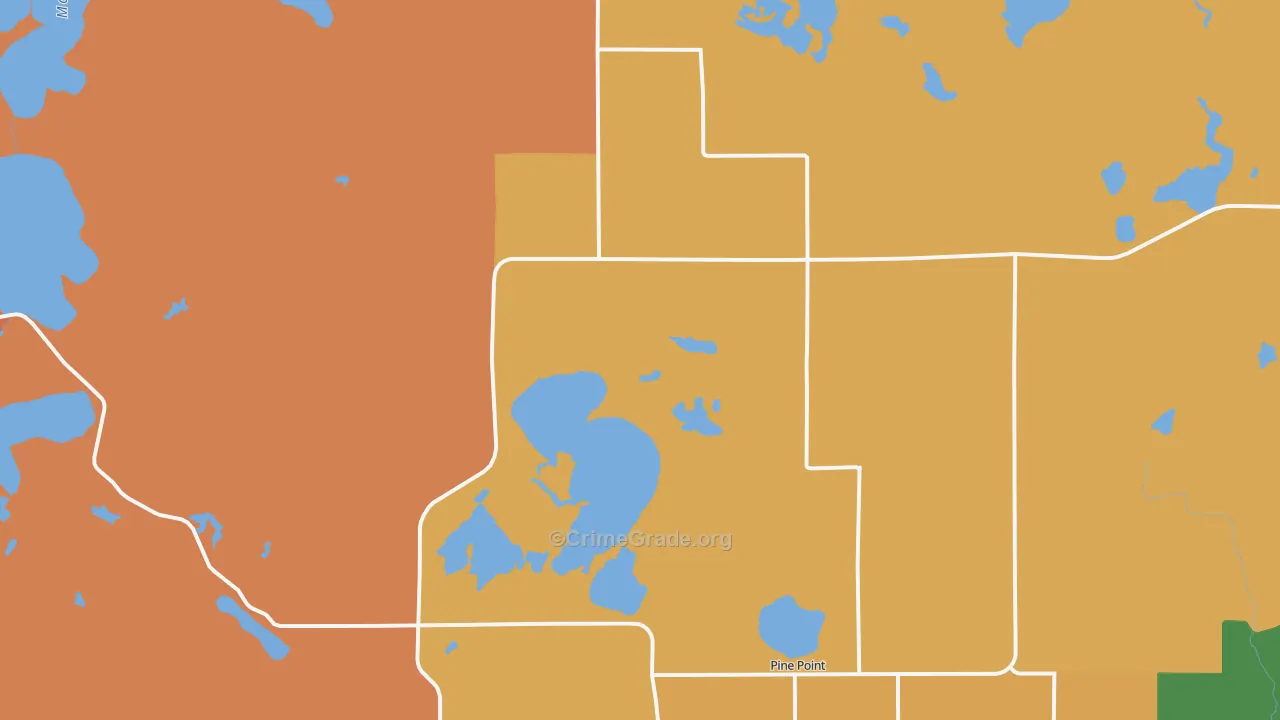 56575, MN Map of Theft Rates
