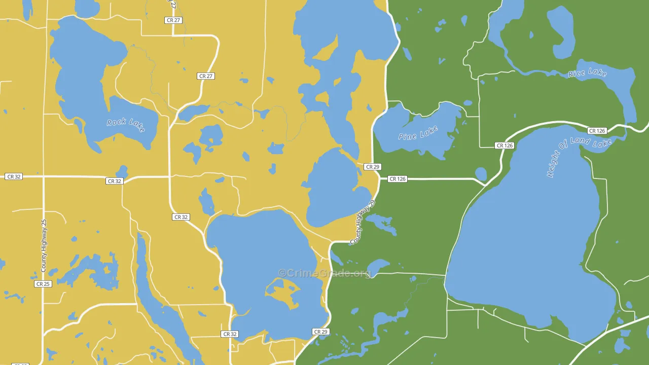 56578, MN Map of Theft Rates