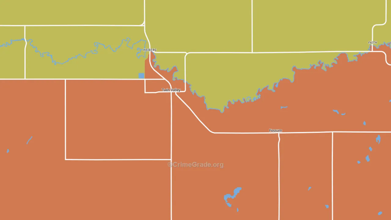 56584, MN Map of Theft Rates