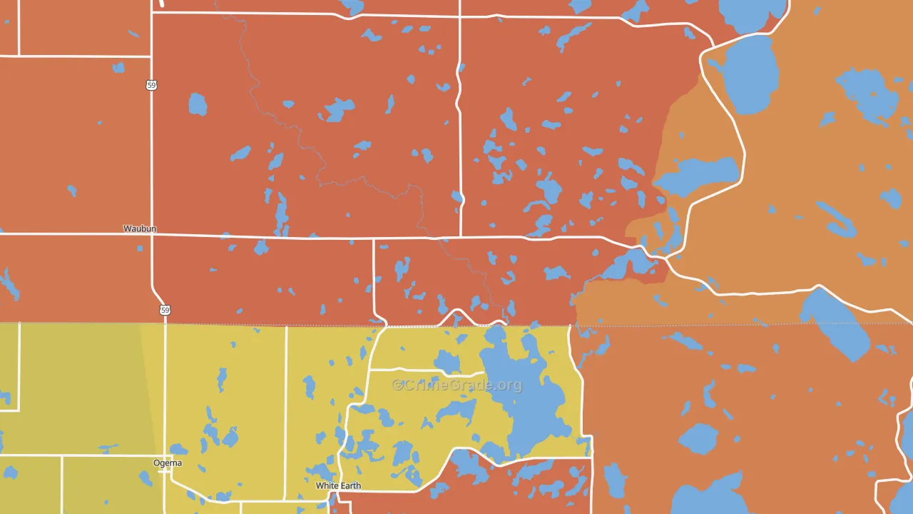 56589, MN Map of Theft Rates