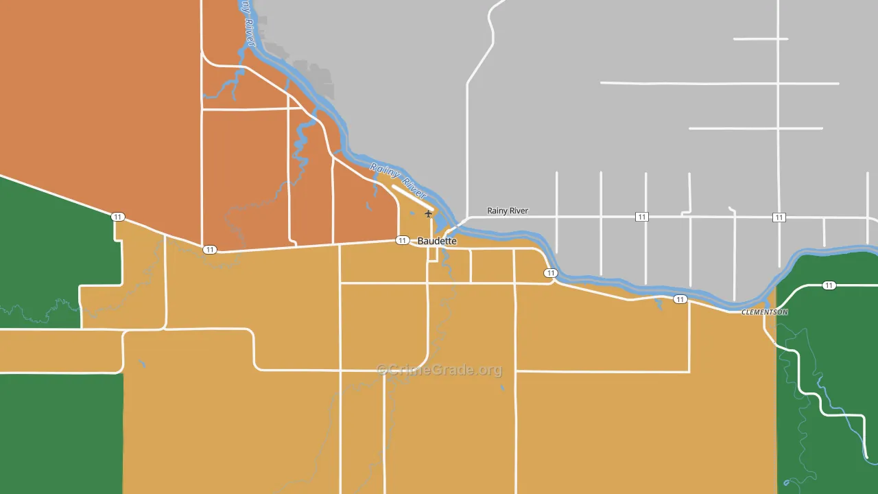 56623, MN Map of Theft Rates
