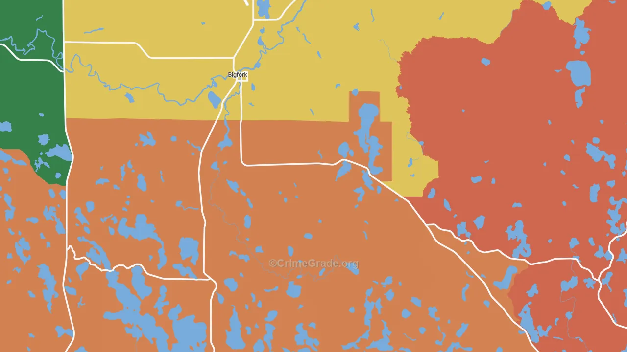 56628, MN Map of Theft Rates