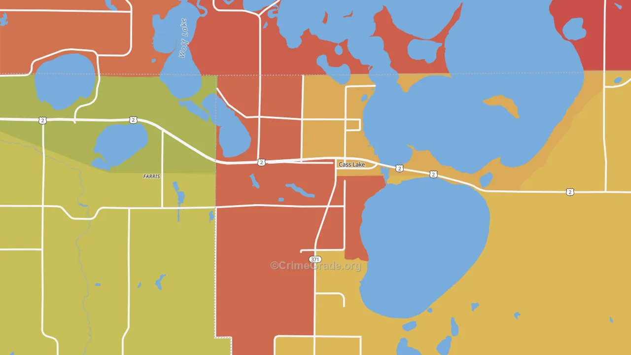 56633, MN Map of Theft Rates