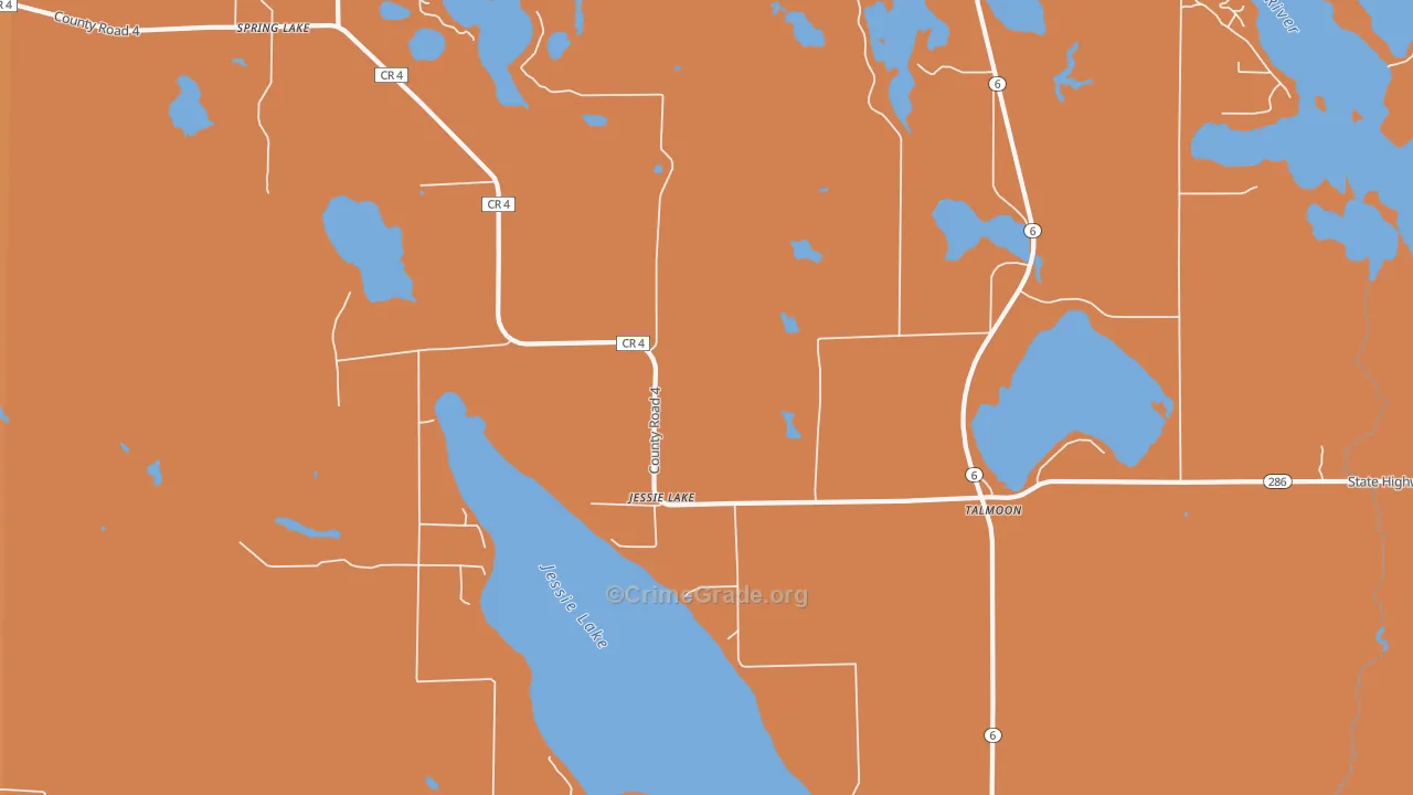 56637, MN Map of Theft Rates