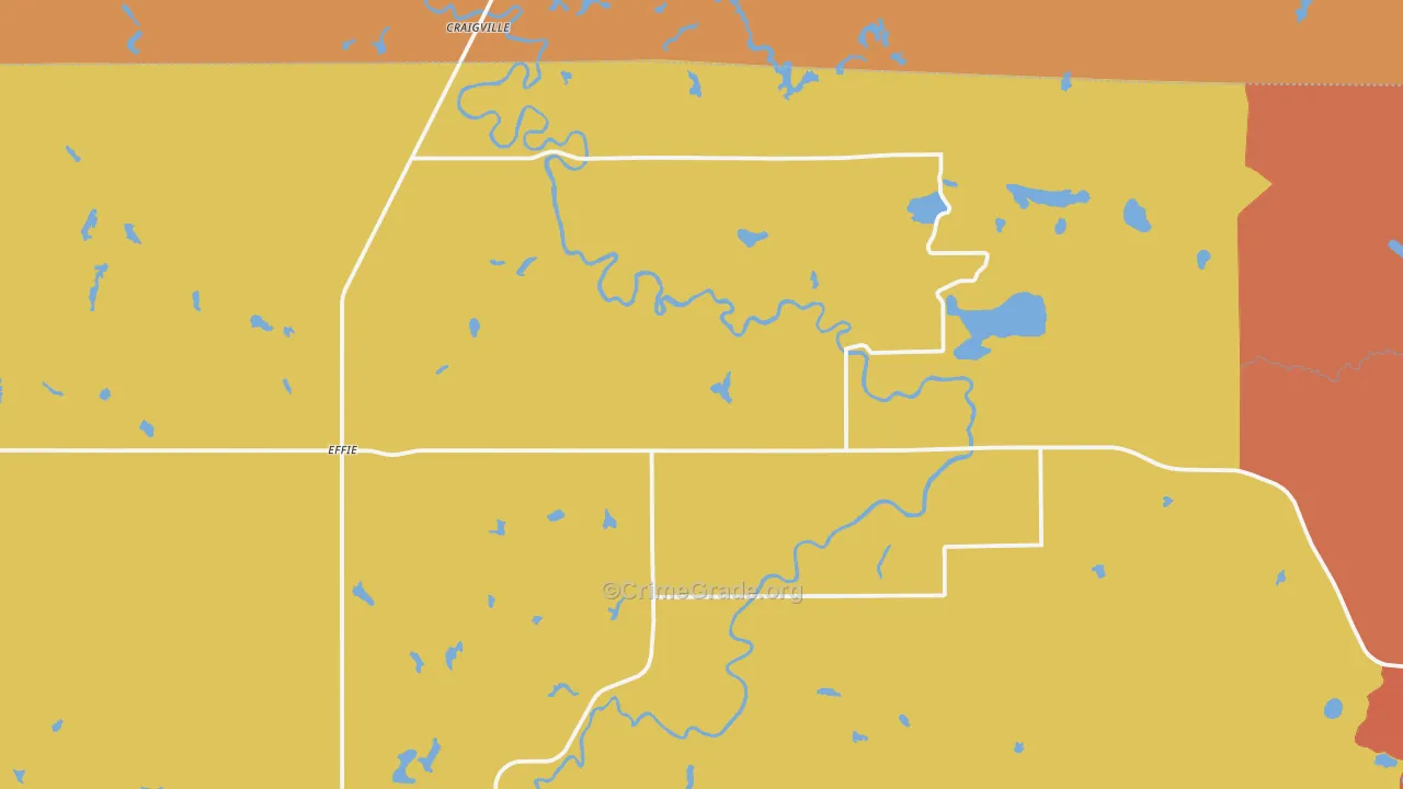 56639, MN Map of Theft Rates