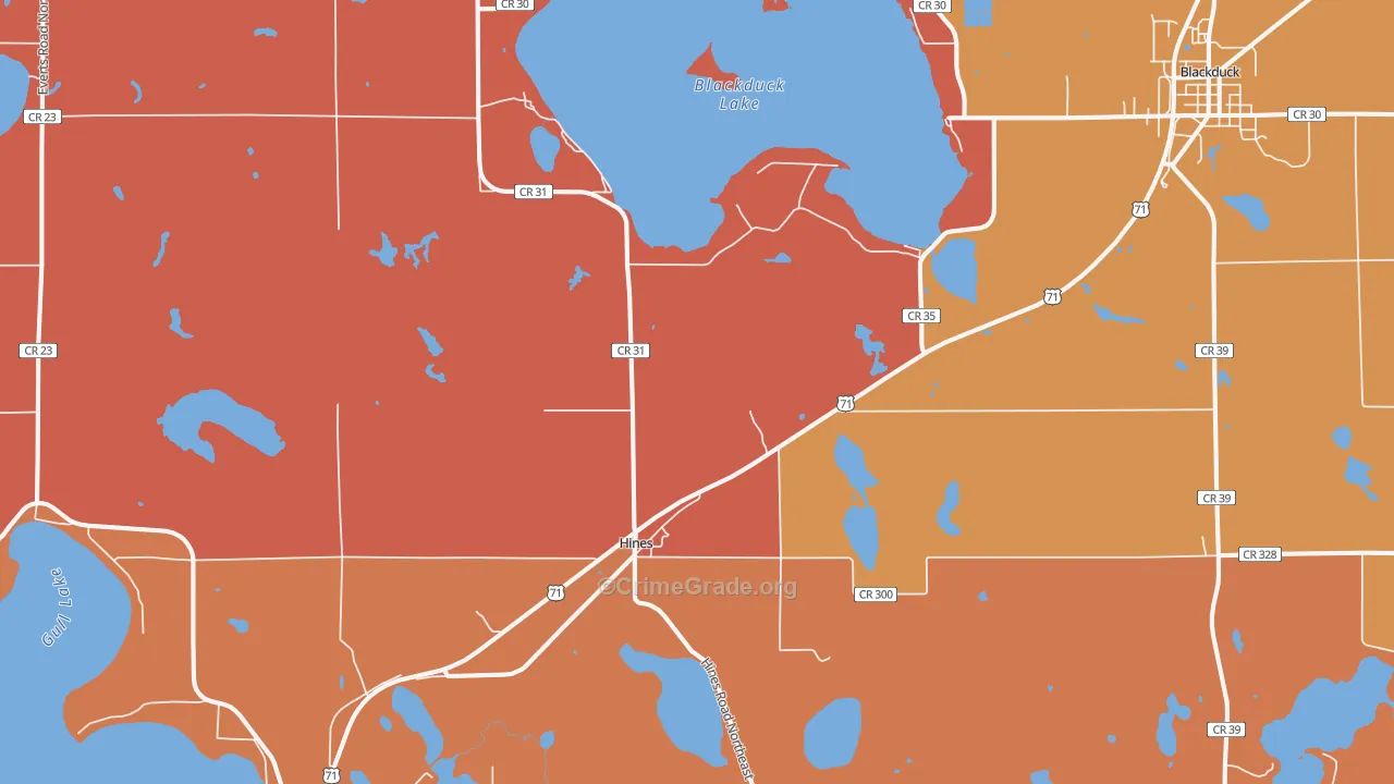56647, MN Map of Theft Rates