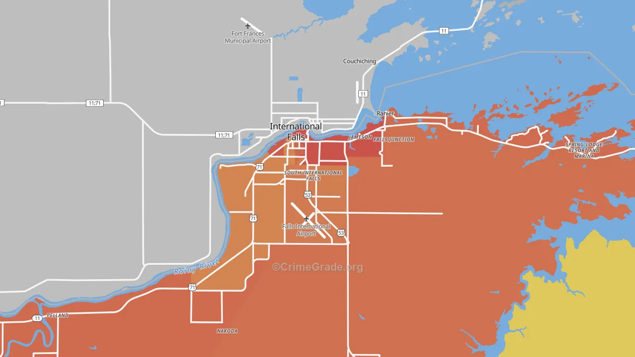 56649, MN Map of Theft Rates