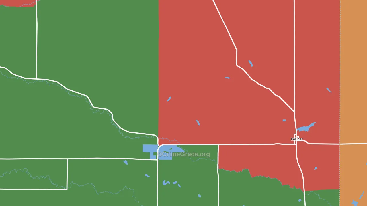 56650, MN Map of Theft Rates