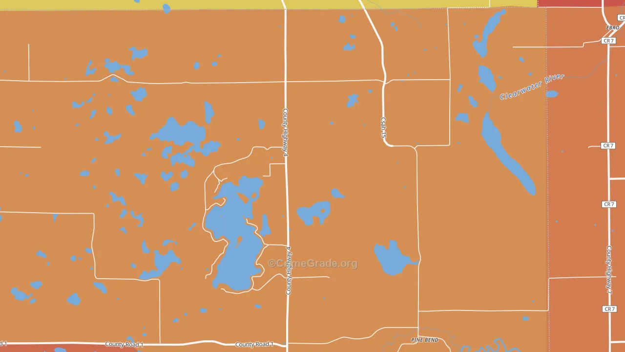 56651, MN Map of Theft Rates
