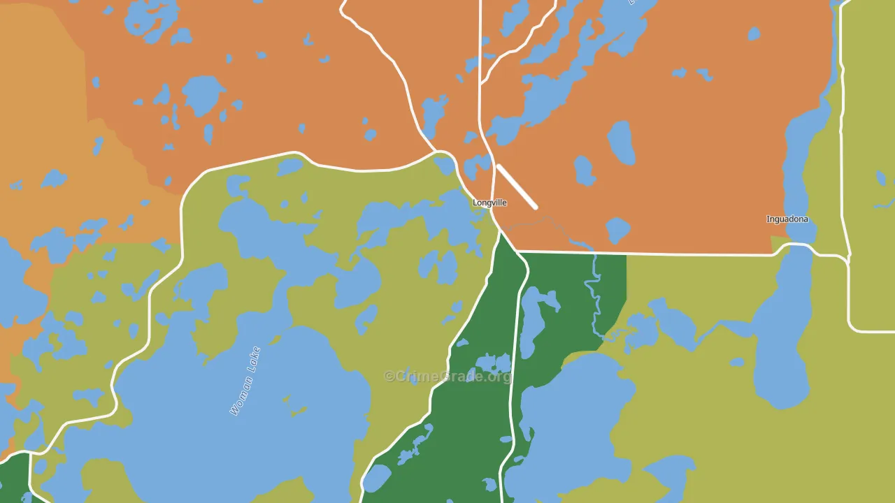 56655, MN Map of Theft Rates