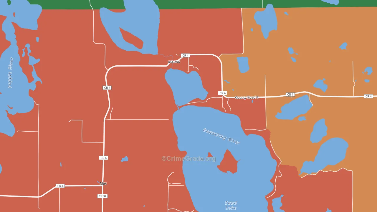 56659, MN Map of Theft Rates