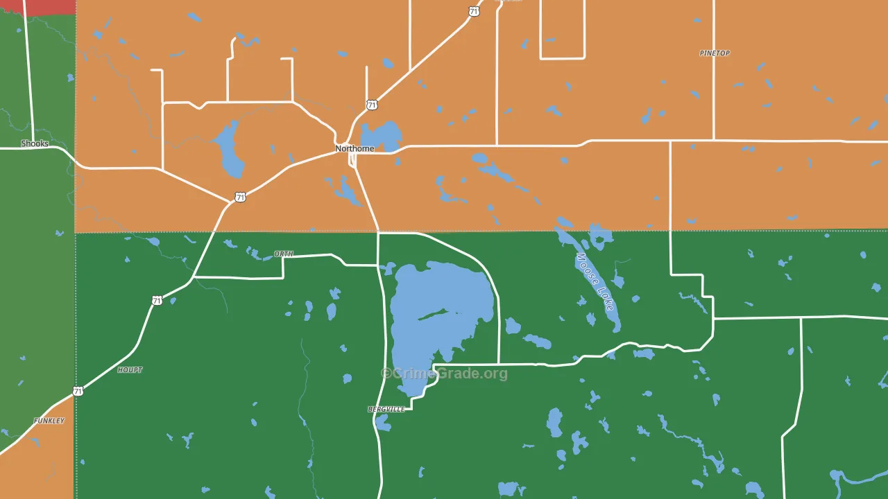 56661, MN Map of Theft Rates