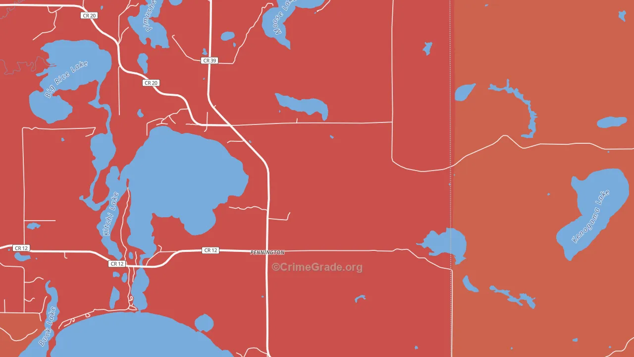 56663, MN Map of Theft Rates