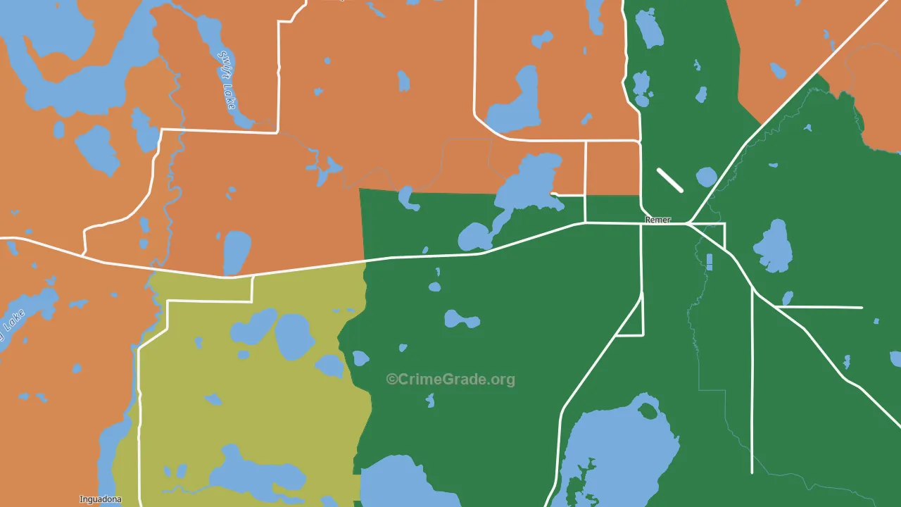 56672, MN Map of Theft Rates