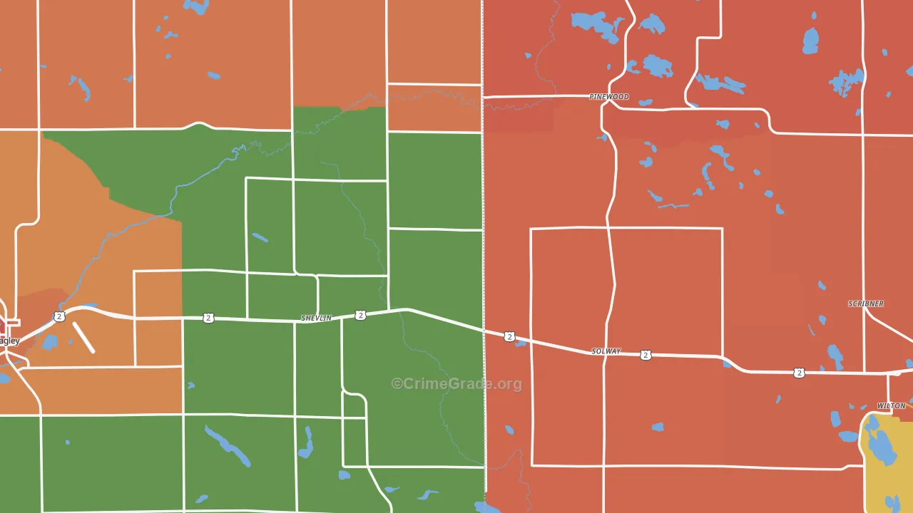 56676, MN Map of Theft Rates