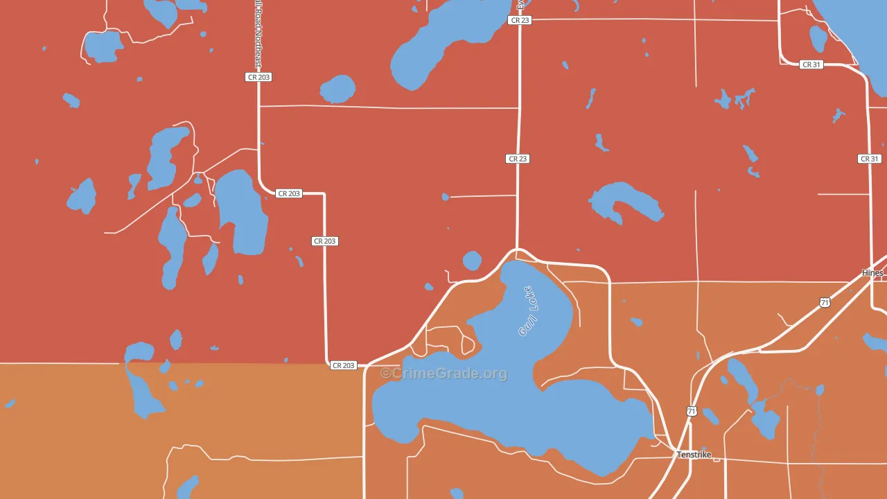 56683, MN Map of Theft Rates