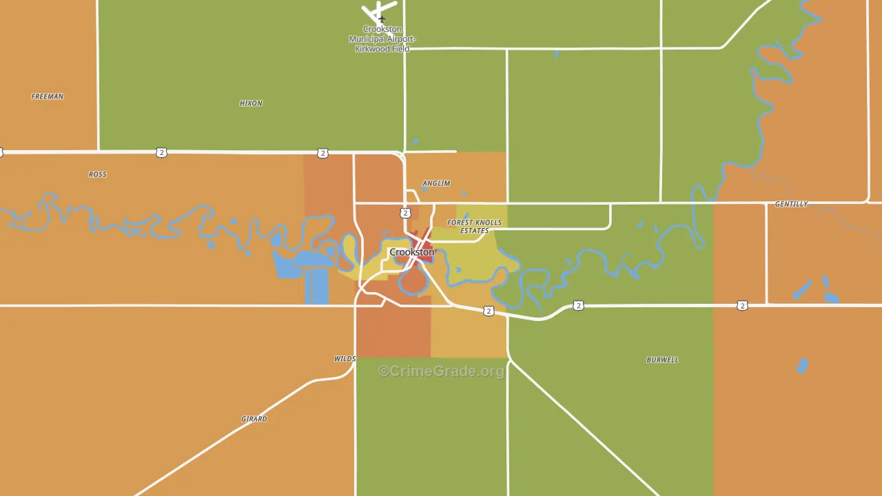 56716, MN Map of Theft Rates