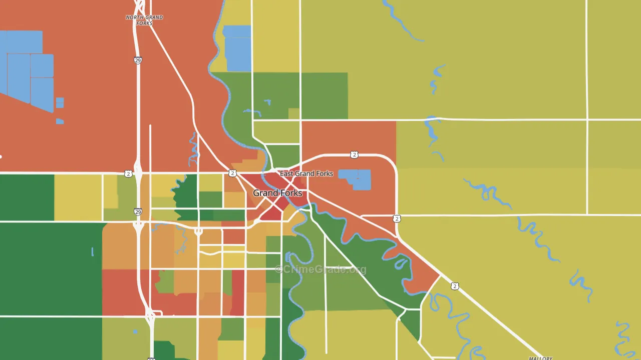 56721, MN Map of Theft Rates